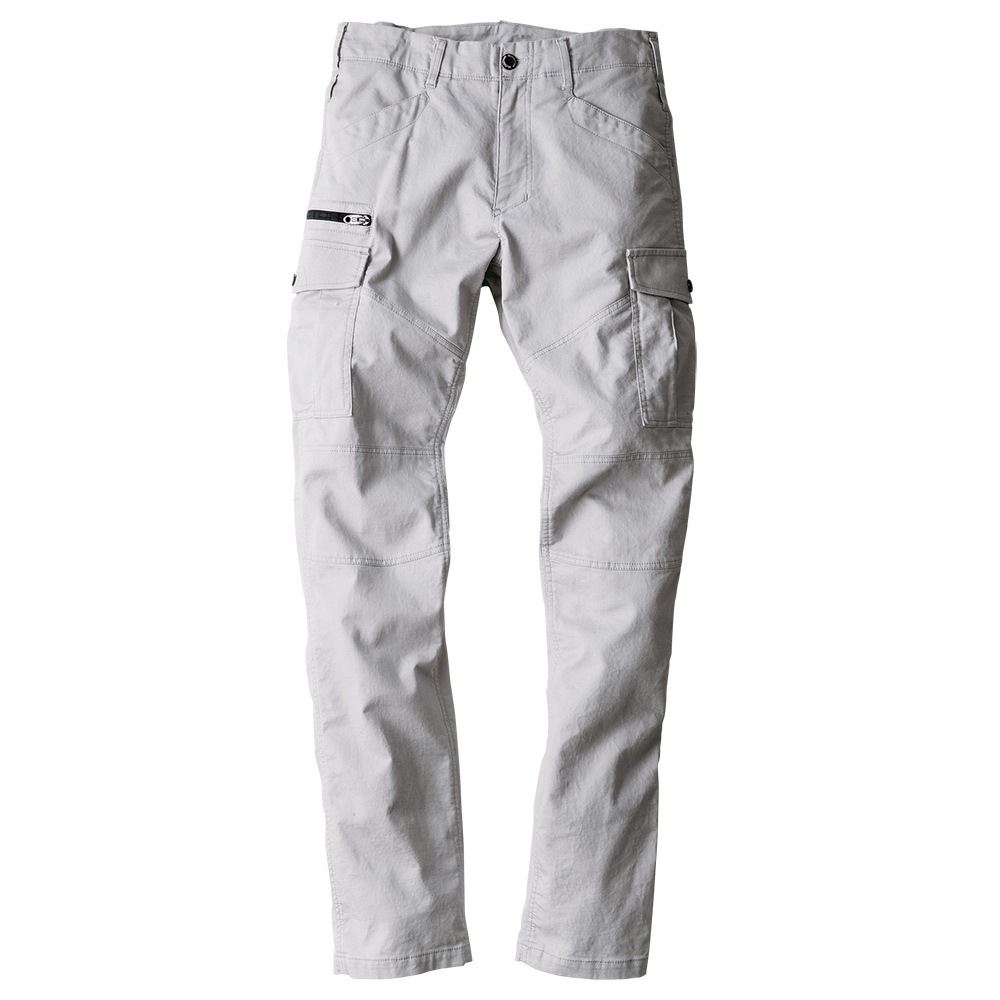 HACHYARDS カーゴパンツ グレー コーコス信岡 作業カーゴパンツ ストレッチ素材 グラディエーター