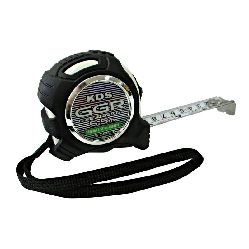 ムラテックKDS コンベックス GGR 25mm幅×5.5m尺 厚爪付 GGR25-55S