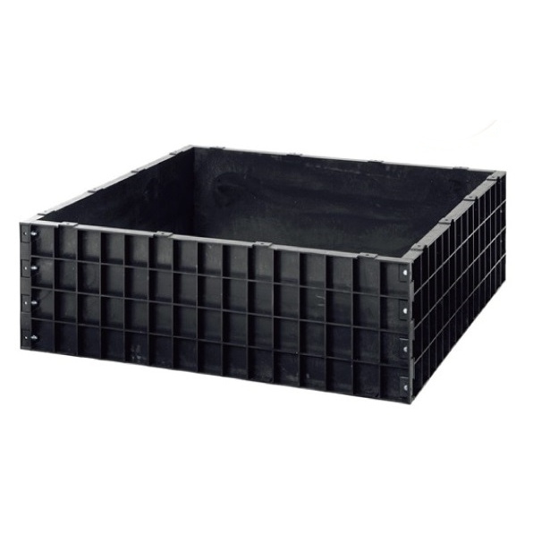 【送料無料】【法人限定】サンポリ 堆肥ワク角型 550L 1240×1240×400mm A-12 【メーカー直送・代引不可・置配不可・配送地域限定】