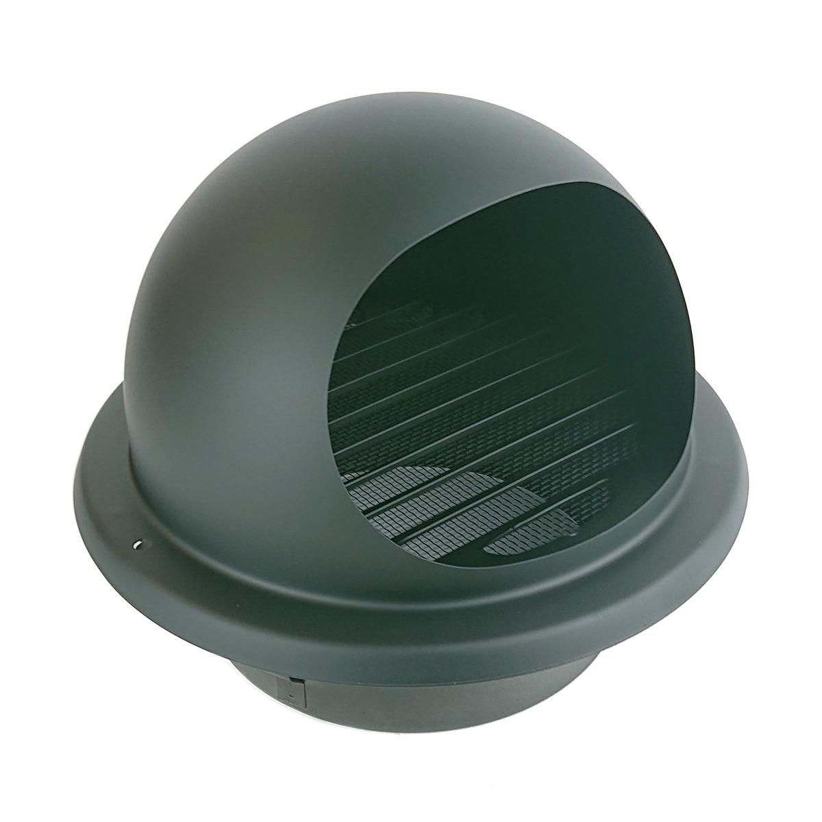 UK 宇佐美工業 ステンレス製 丸型フード付ガラリ ブラック GN150S-BK