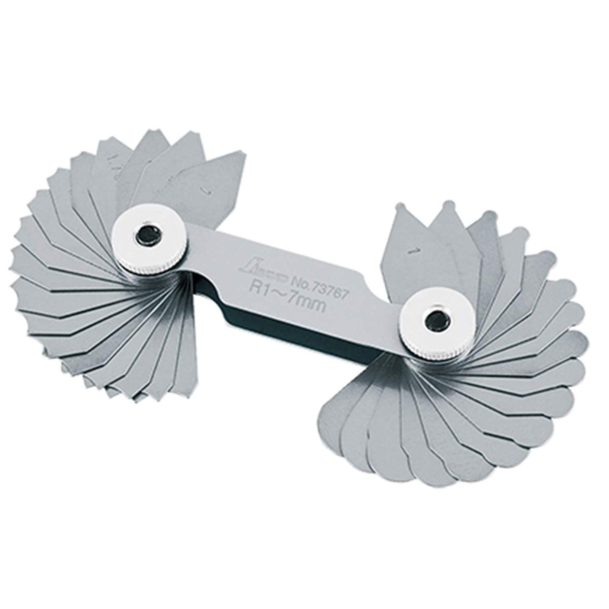 シンワ測定 ラジアスゲージ AR1～7 34枚組 73767