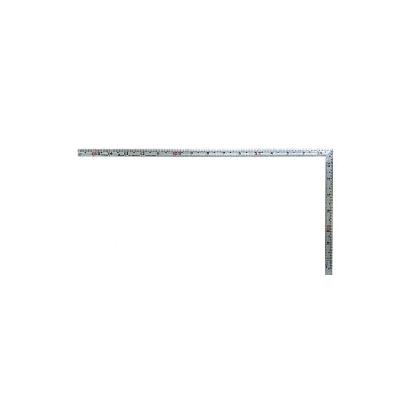 シンワ測定 曲尺 名作 1尺5寸 同厚角目 裏面角目 シルバー 10654