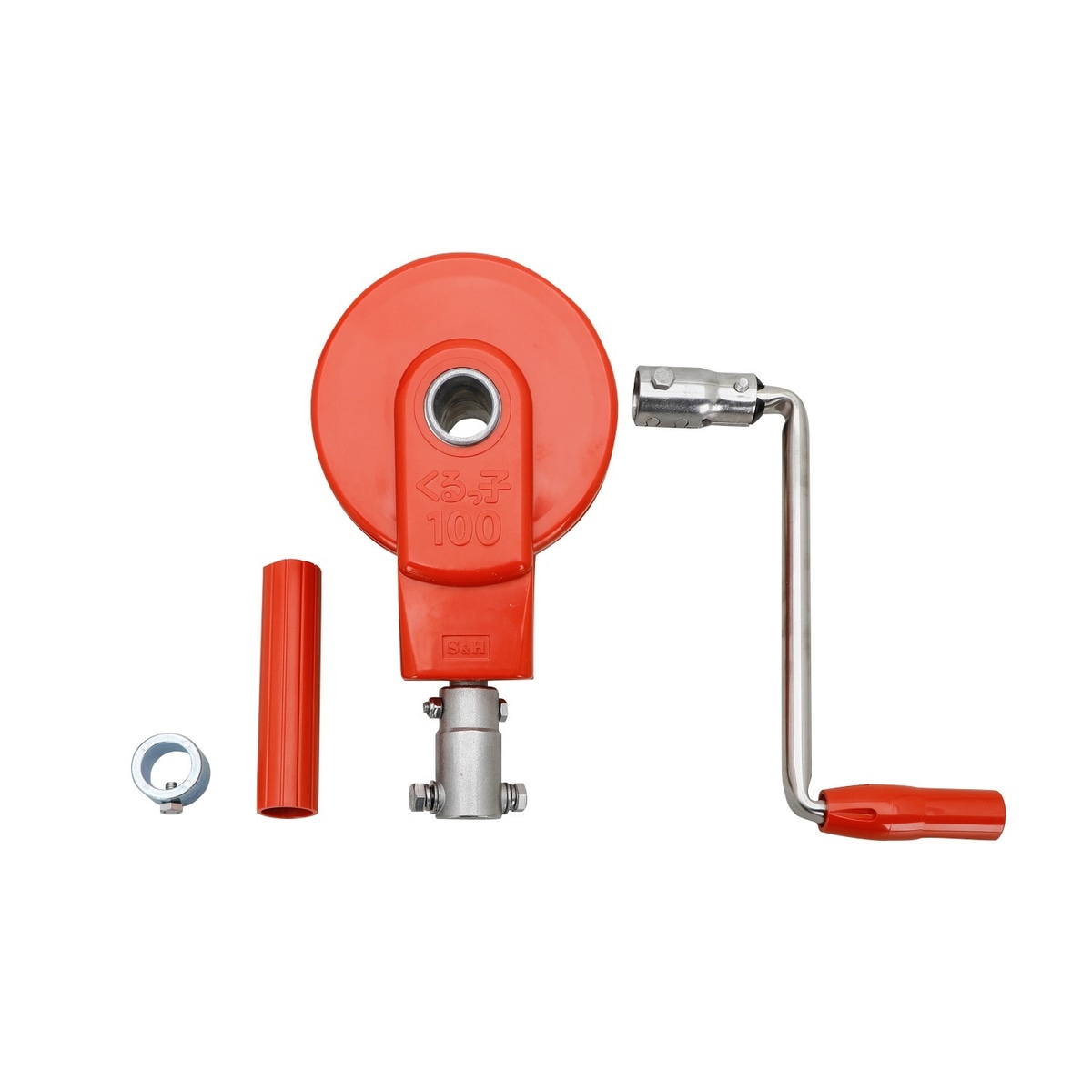 【送料無料】誠和 ハウス巻上げ換気装置 くるっ子100 100ｍ用