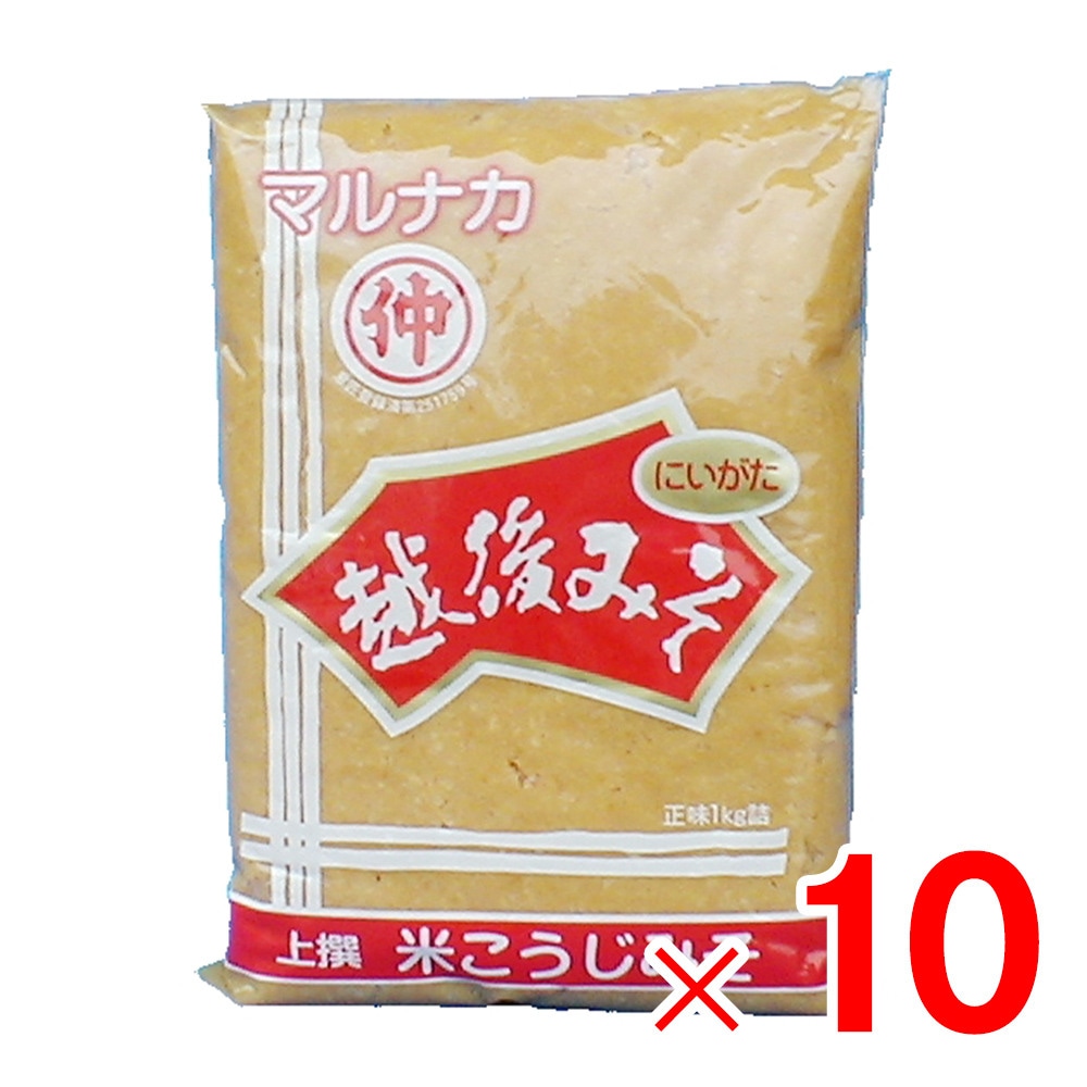 【送料無料】峰村醸造 上撰味噌 白 1kg ×10個 ケース販売