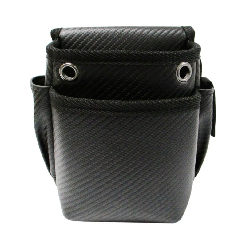 コヅチ 小型腰袋2段 ブラック WT-10BK