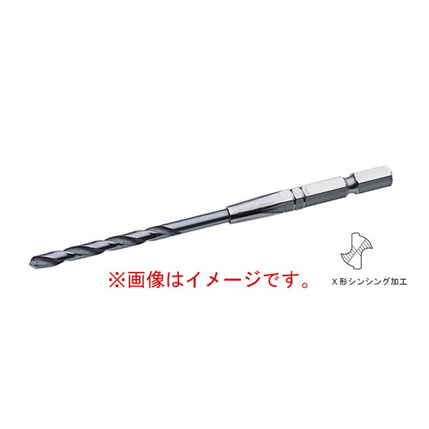 トップ TOP 電動ドリル用六角シャンク 鉄工ドリル 3.8mm 3本