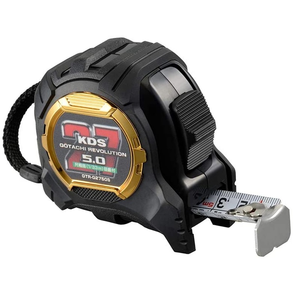 ムラテックKDS コンベックス 剛立 27mm幅×5.0m まさめ 厚爪 GTR-G2750S