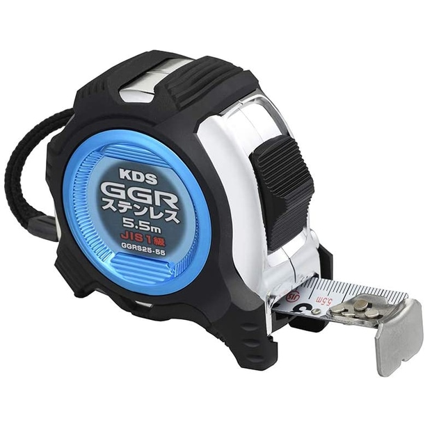 ムラテックKDS コンベックス GGR ステンレス 25mm幅×5.5m 厚爪 GGRS25