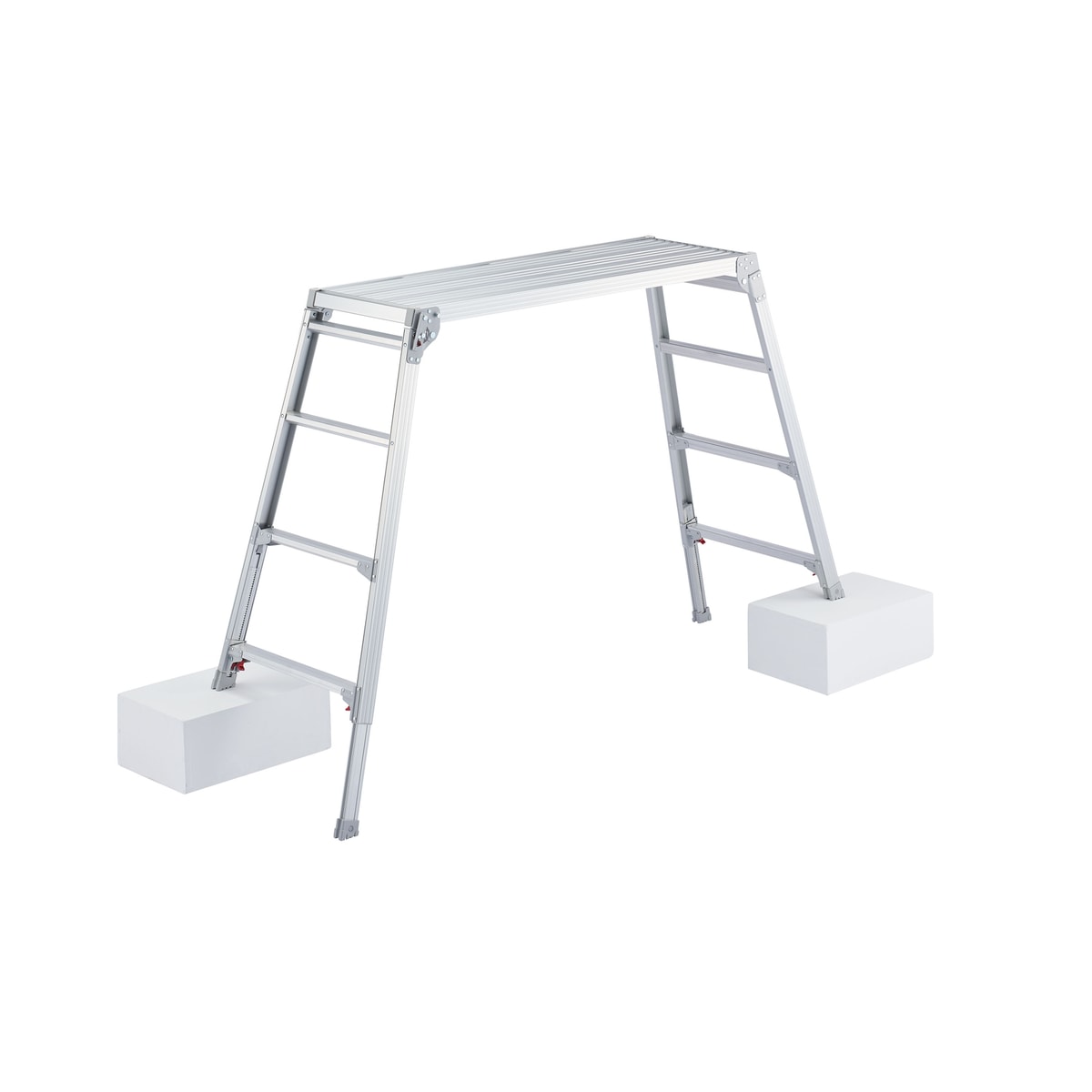 【送料無料】【法人限定】長谷川工業 脚部伸縮足場台 洗車台 作業台 折りたたみ式 幅広設計 ワイド DRSW-1200c 【メーカー直送・代引不可・置配不可・配送地域限定】