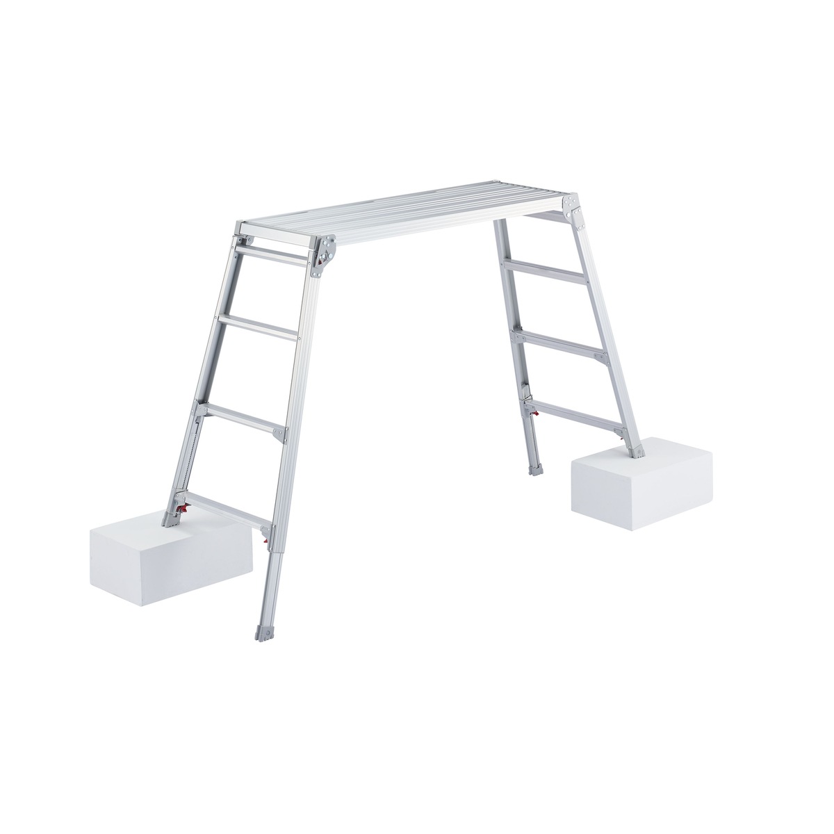 送料無料】【法人限定】長谷川工業 脚部伸縮足場台 洗車台 作業台 
