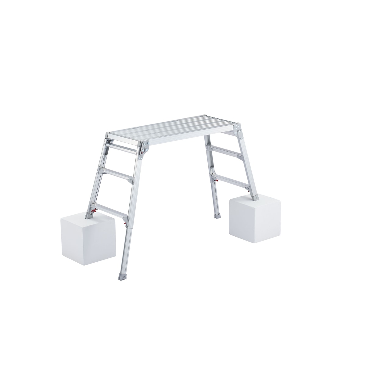 【送料無料】【法人限定】長谷川工業 脚部伸縮足場台 洗車台 作業台 折りたたみ式 幅広設計 ワイド DRSW-1000c 【メーカー直送・代引不可・置配不可・配送地域限定】