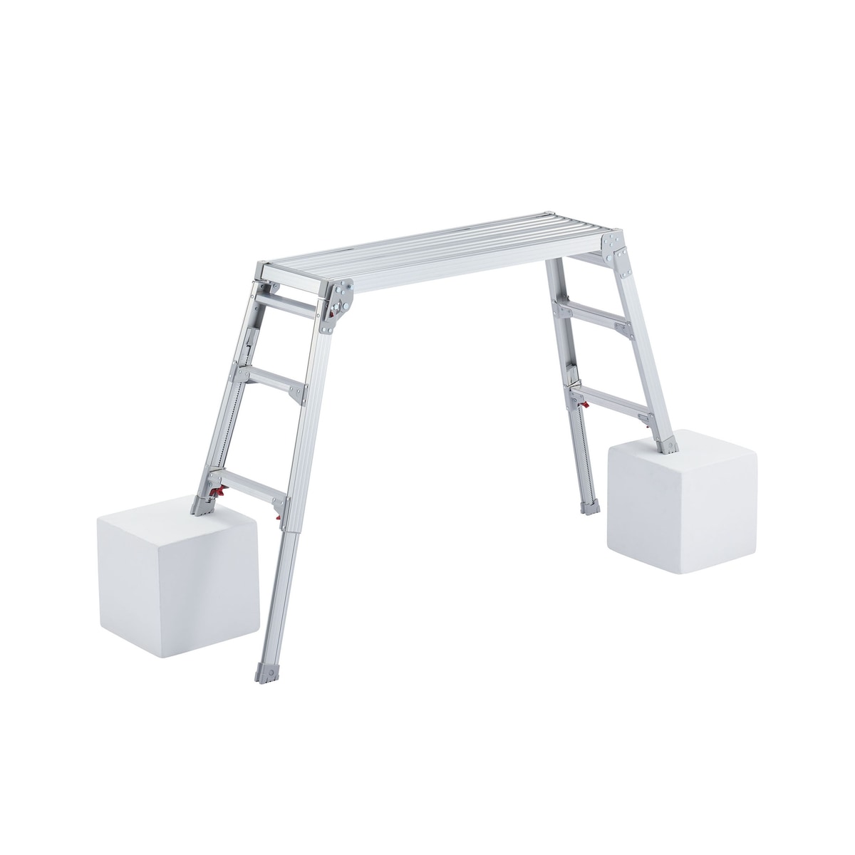 【送料無料】【法人限定】長谷川工業 脚部伸縮足場台 洗車台 作業台 折りたたみ式 DRS-1000c 【メーカー直送・代引不可・置配不可・配送地域限定】