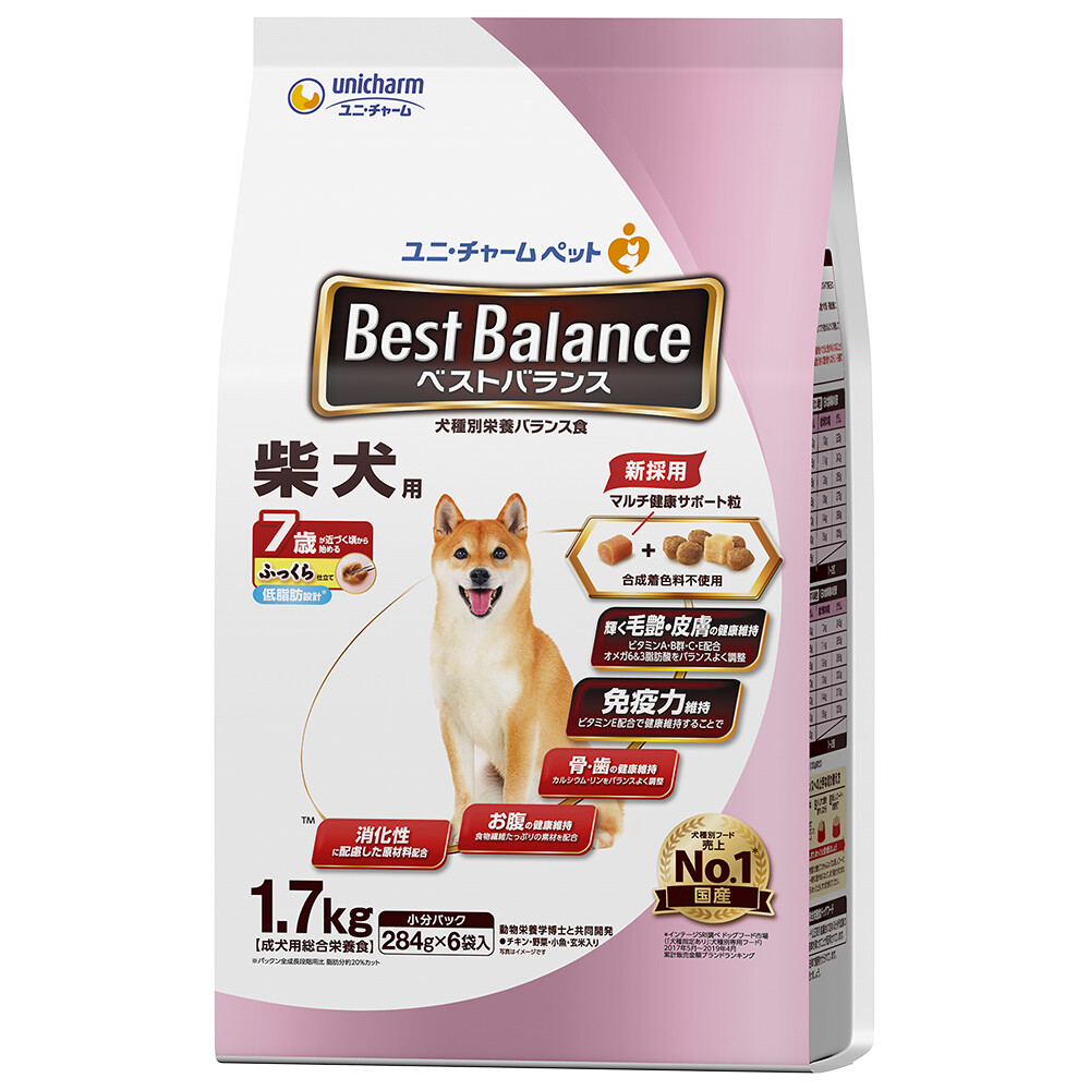 ベストバランス 柴犬用 7歳が近づく頃から始める低脂肪 1.7kg