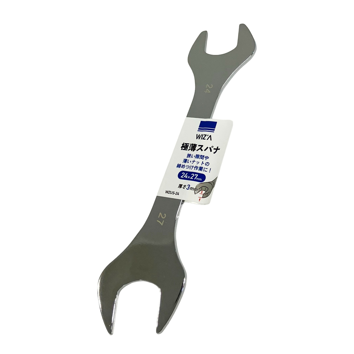 ウイザ WIZA 薄型スパナ 24×27 WZUS-24 アークランズ | 工具,作業工具