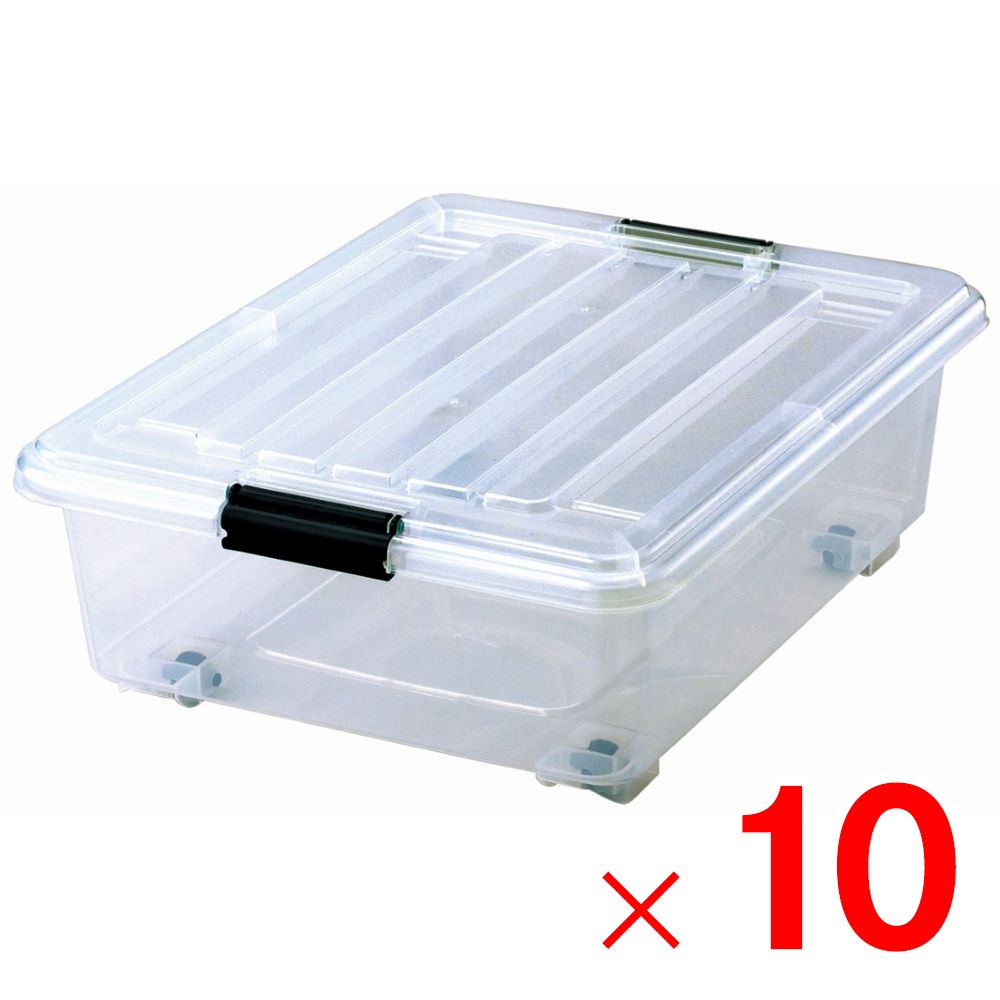 送料無料】天馬 ロックシード 50浅型 クリア ×10個 ケース販売 | 収納
