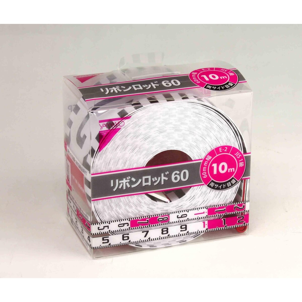 【送料無料】ヤマヨ測定機 リボンロッド両サイド60E-2 10ｍ R6B10CP