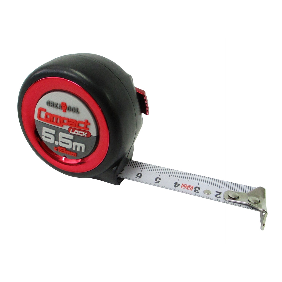 コンパクトメジャー オートストップ 19mm幅×5.5m 478138798 アークランズ