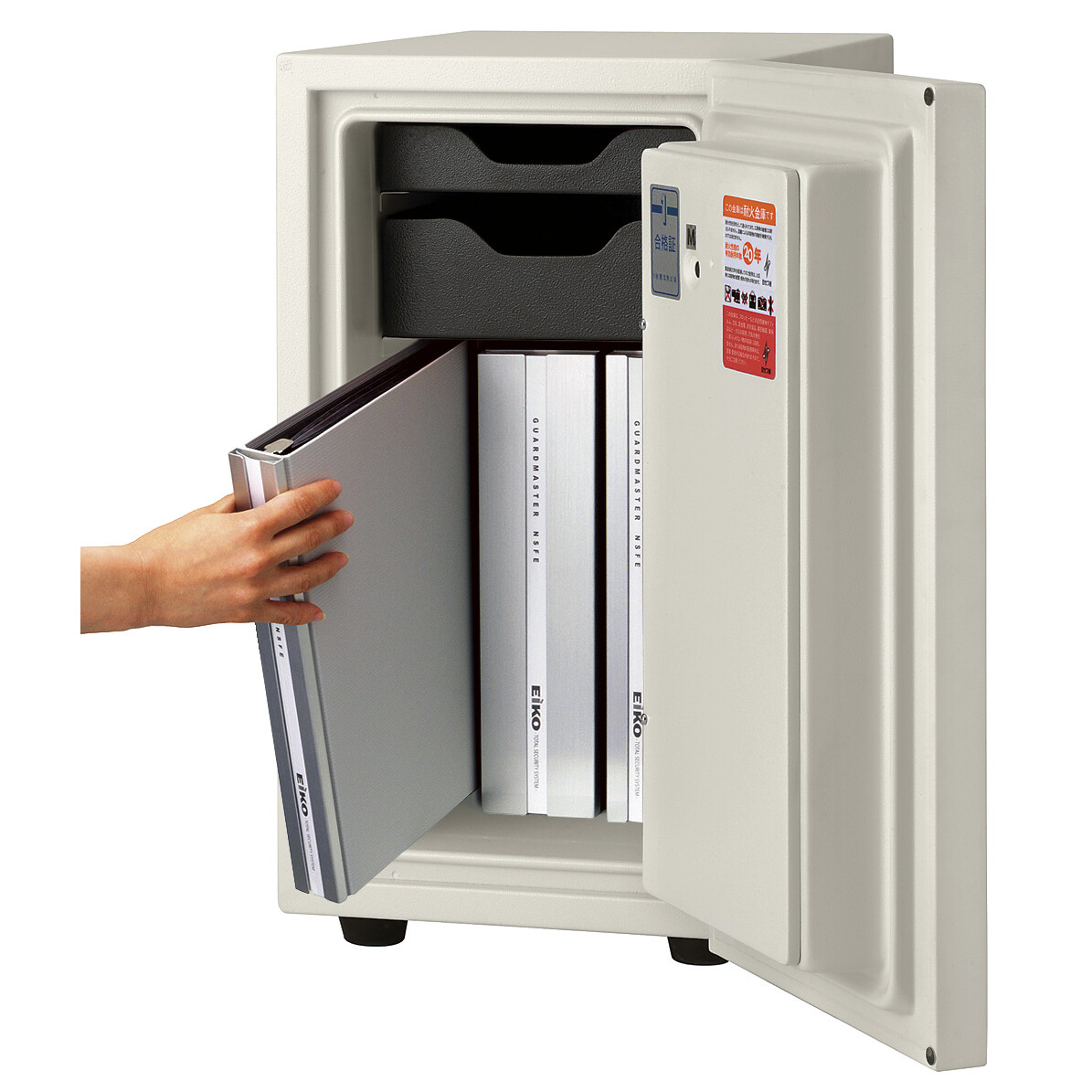 エーコー 耐火金庫 テンキー式 ES-25PK 55kg 【公式通販】