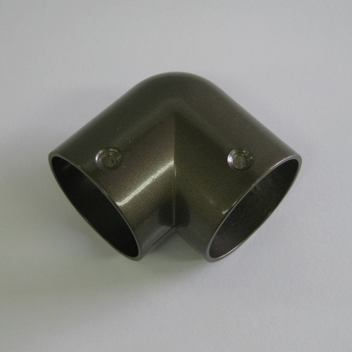 オムソリ 固定コーナー金具35 ブラウン 手すりパーツ