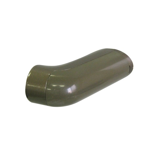 オムソリ カバー付エンドブラケット35 ブラウン 手すりパーツ