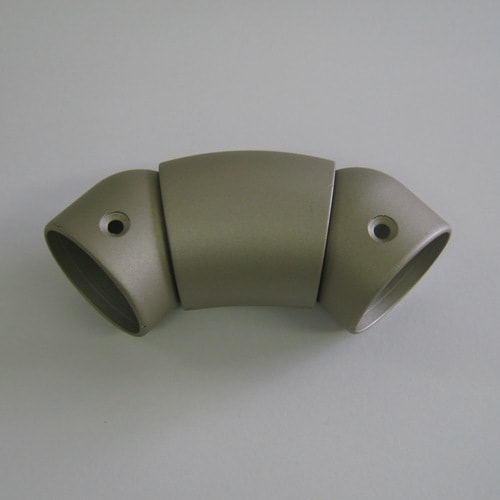 オムソリ ニューコーナー W 金具35 シルバー 手すりパーツ