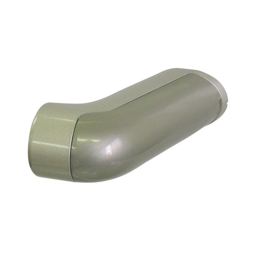 オムソリ カバー付エンドブラケット35 シルバー 手すりパーツ