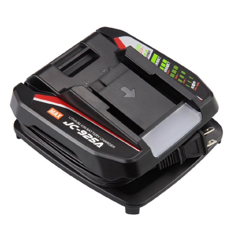 【送料無料】マックス ザクリオ用リチウムイオン急速充電器 JC-925A 【メーカー直送・代引不可・置配不可・配送地域限定】