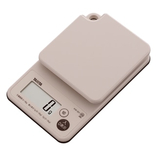 タニタ 防水クッキングスケール 3kg アイボリー KW-301IV