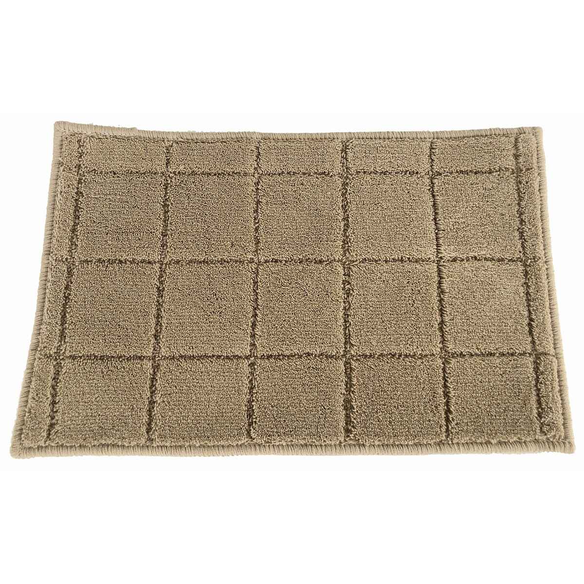 日本製バスマット レチカータ Sサイズ 30ｘ50cm ベージュ 2351