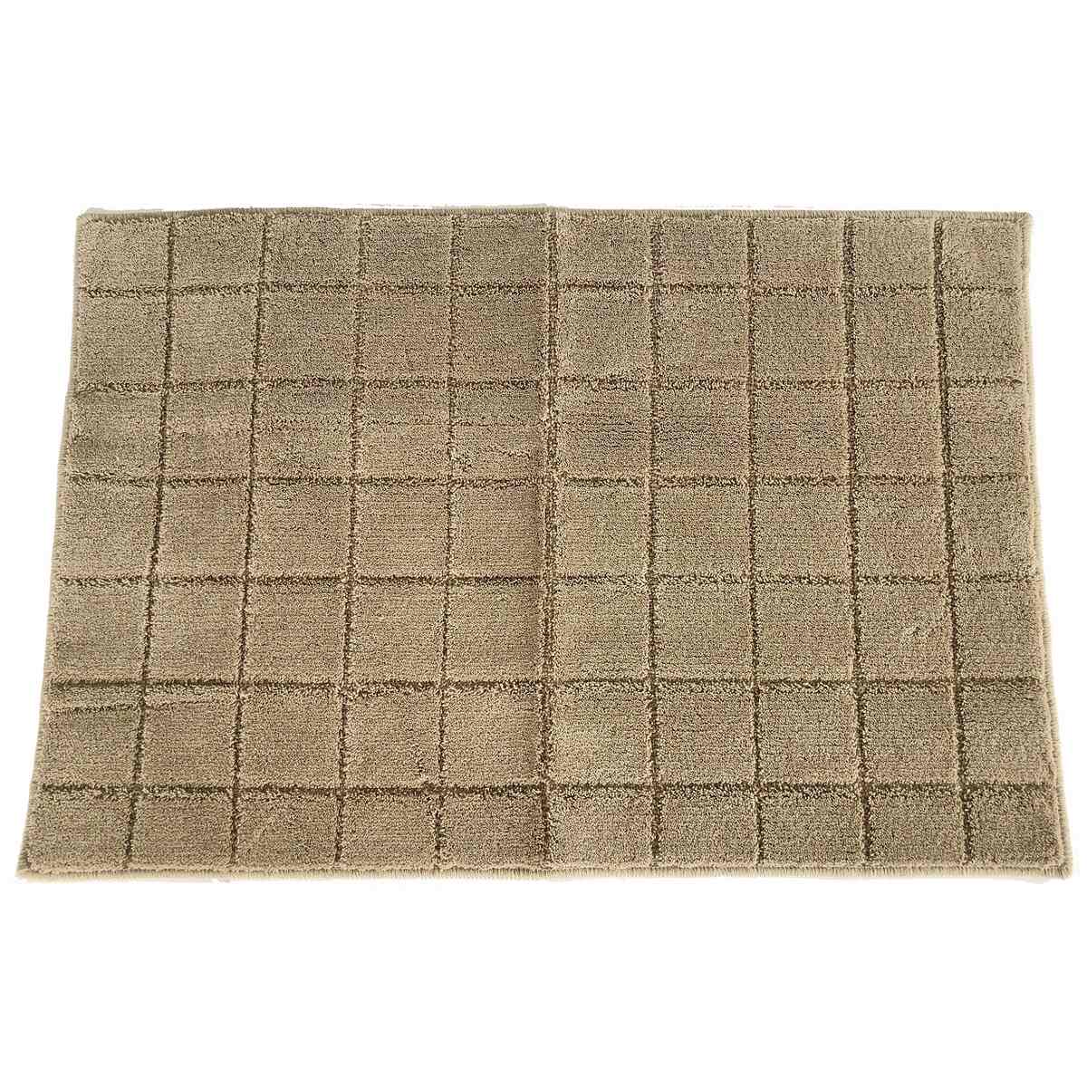日本製バスマット レチカータ LLサイズ 60x90cm ベージュ 2359