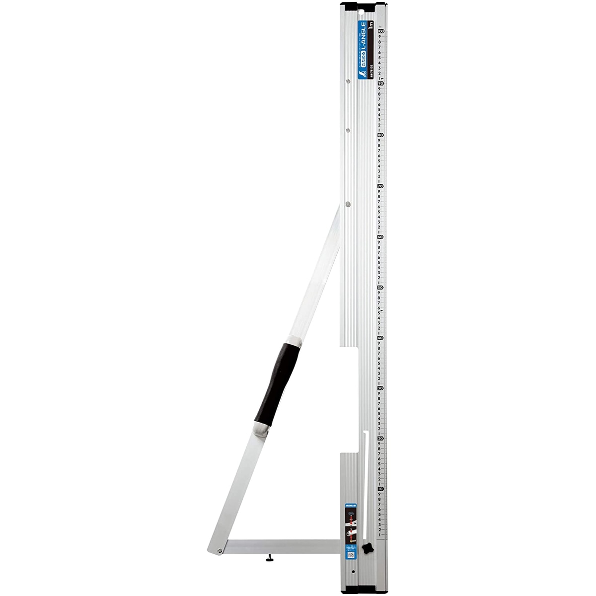 【送料無料】シンワ測定 丸ノコガイド定規 たためるエルアングル 1M メートル目盛 78102