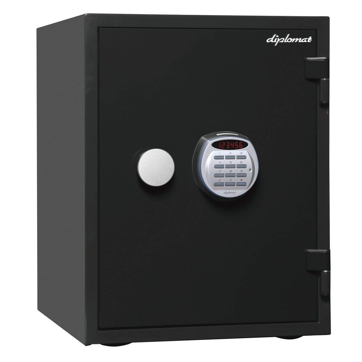 【送料無料】ディプロマット クリスタル 耐火・耐水デザイン金庫 ブラック A530R3WRBLACK 【搬入設置サービス】 【メーカー直送・代引不可・置配不可・配送地域限定】