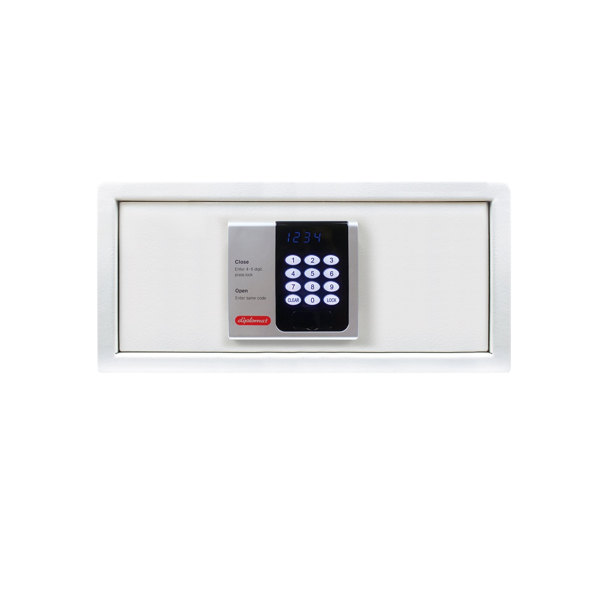 【送料無料】ディプロマット ホテル用金庫 ホワイト H200C9002 【搬入設置サービス】 【メーカー直送・代引不可・置配不可・配送地域限定】