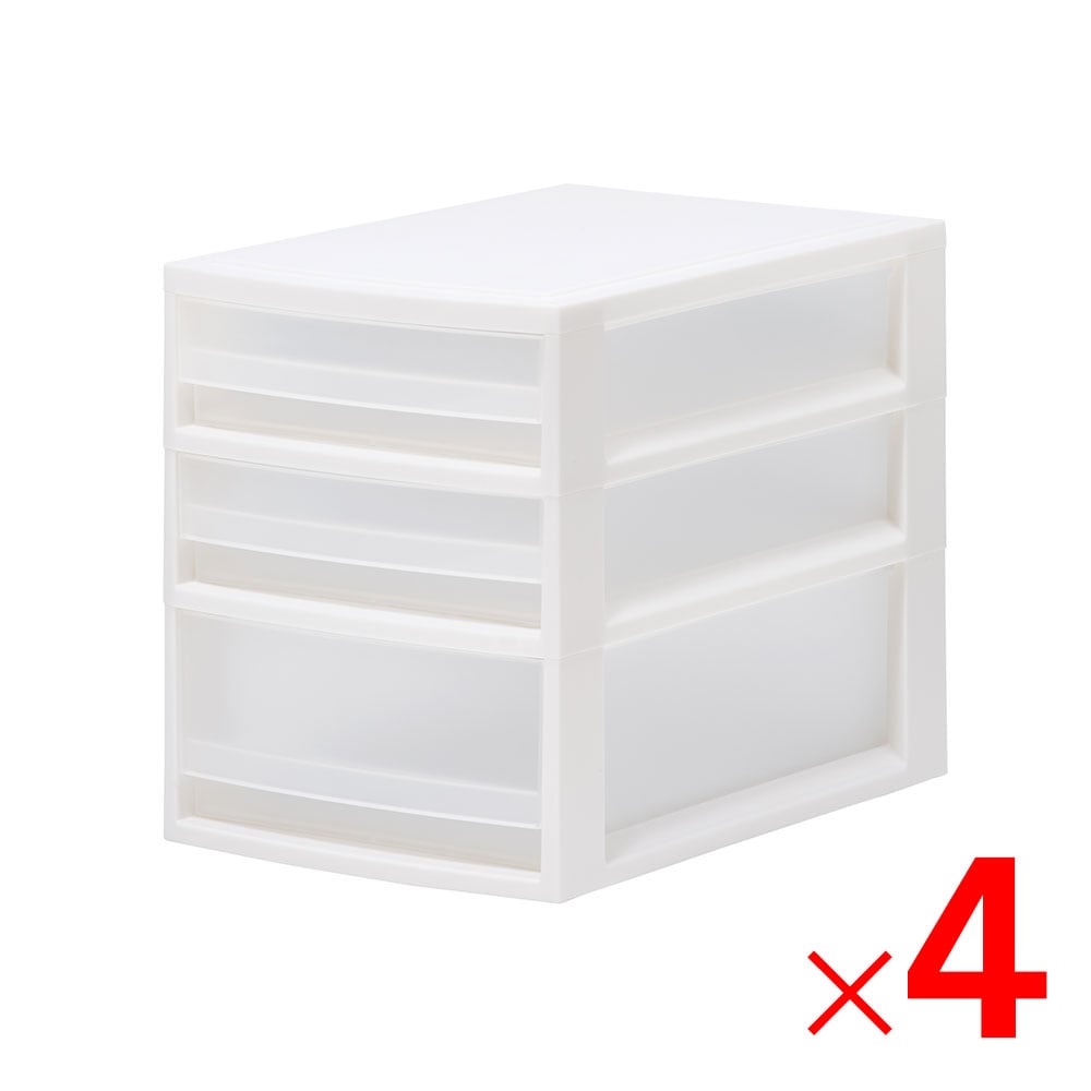 【送料無料】天馬 プロフィックス ルームケース A5浅型2段 深1段 ×4個 ケース販売