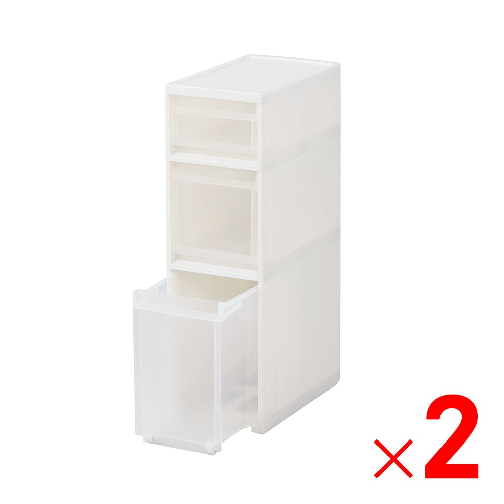 【送料無料】天馬 ファビエ スキピタ ストッカー ワイド3段 S-111W ×2個 ケース販売