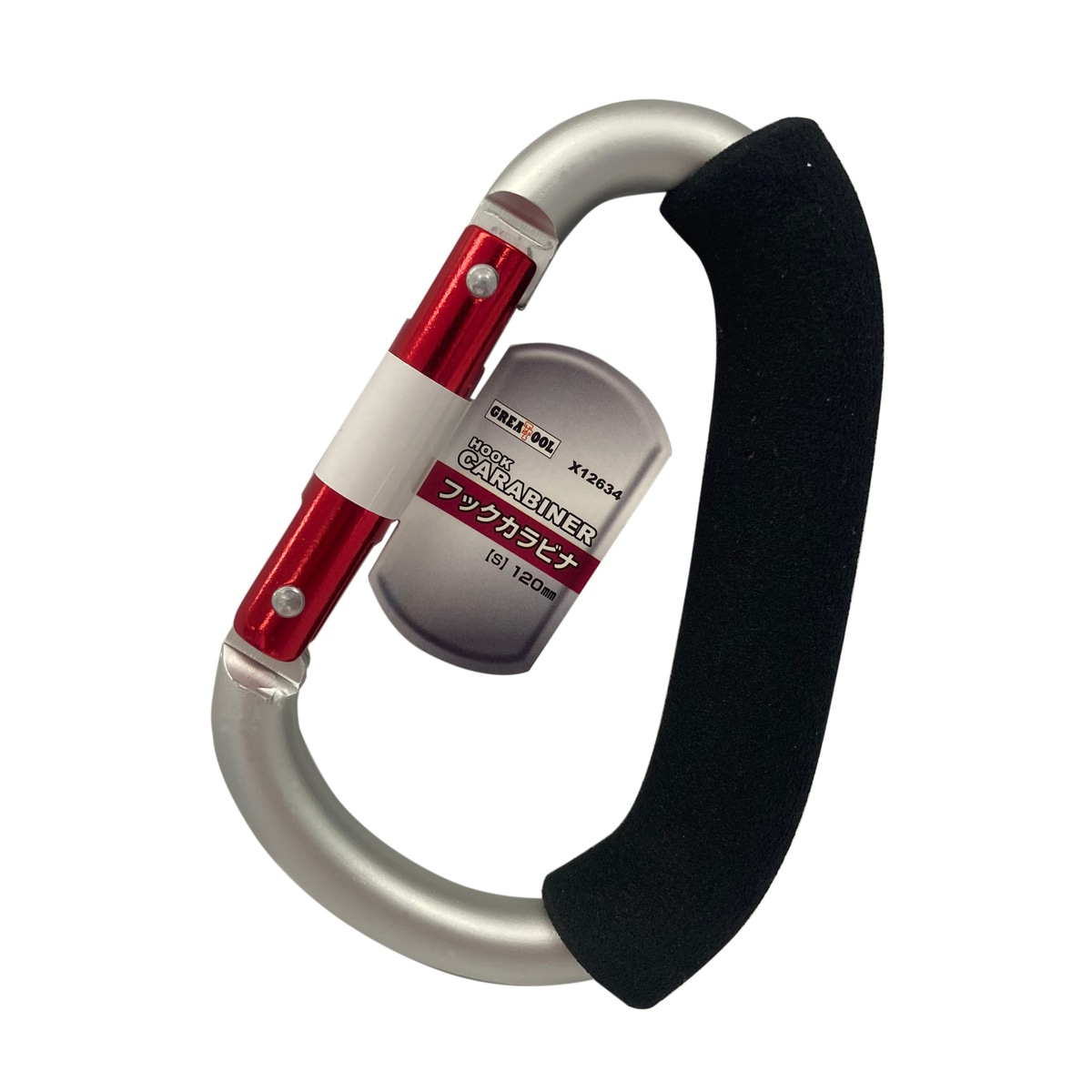 グレートツール フックカラビナ Ｓサイズ 120ｍｍ X12634 アークランズ