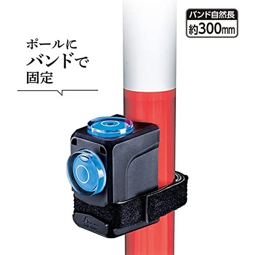 シンワ測定 ミニレベル RevO キューブ型 ポール用 76064