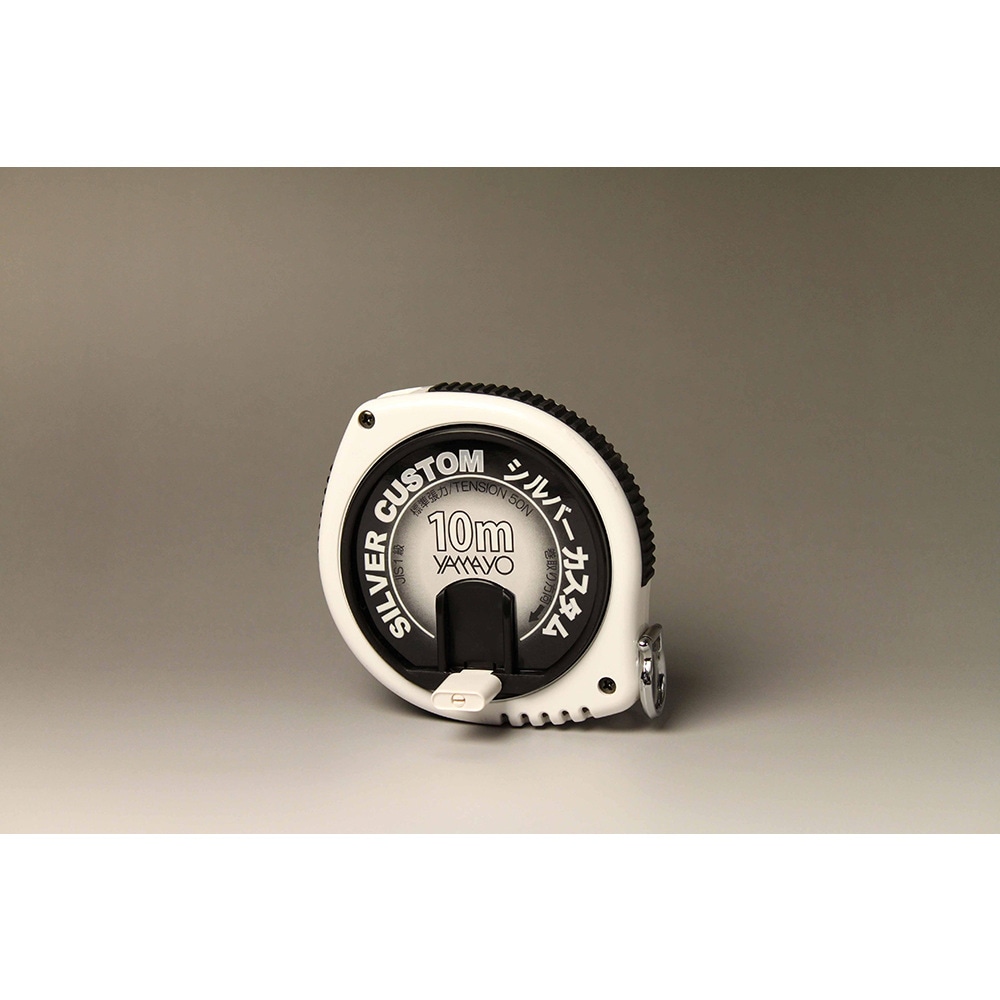 ヤマヨ測定機 シルバーカスタム 鋼製塗装巻尺 10m VC10
