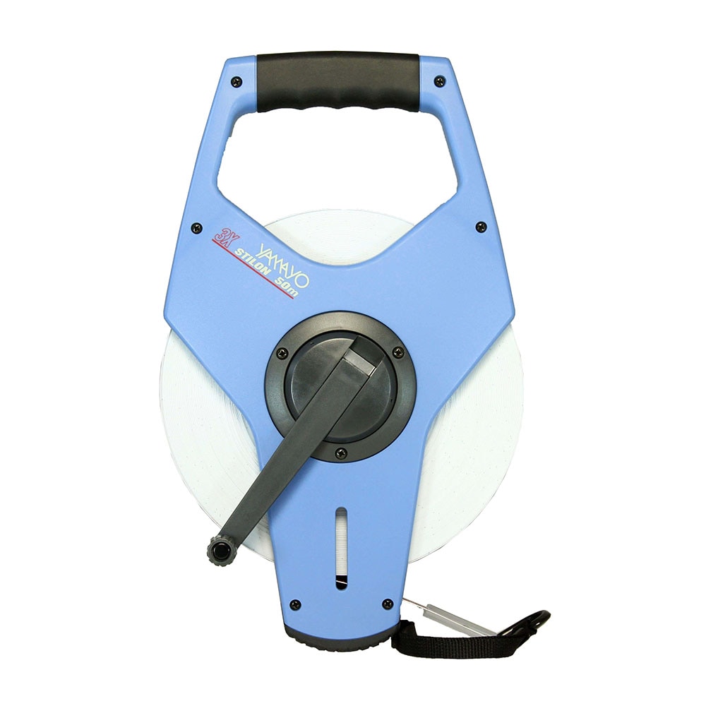 【送料無料】ヤマヨ測定機 サンエックススチロン ナイロンコート鋼製巻尺 50ｍ NR50X