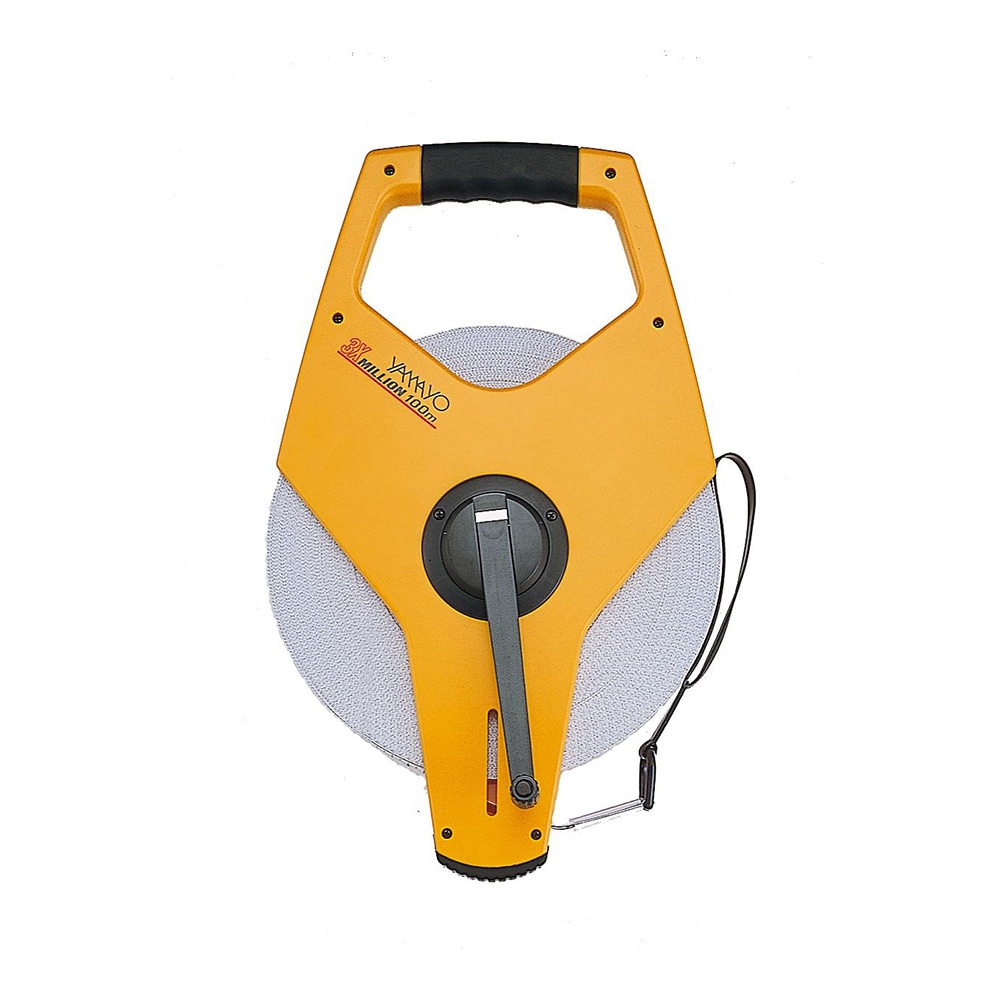 【送料無料】ヤマヨ測定機 サンエックスミリオン ガラス繊維製巻尺 100m OTR100X