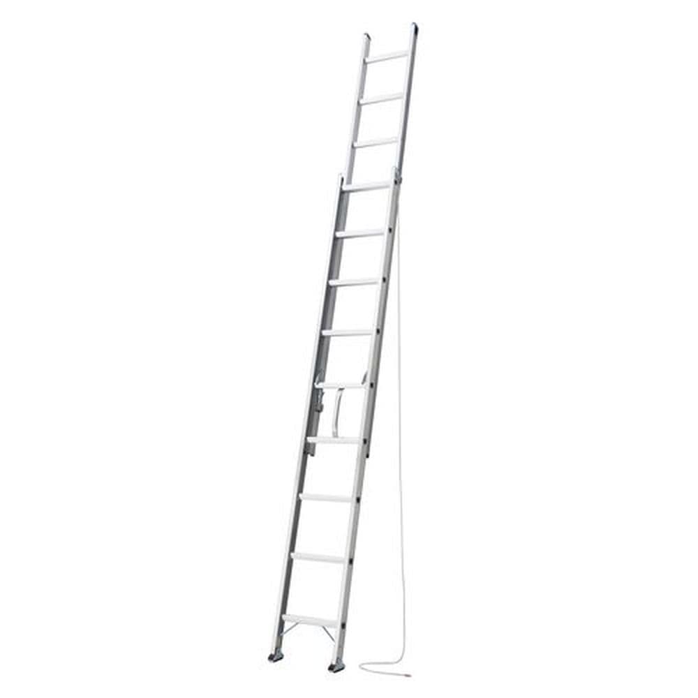 送料無料】【法人限定】長谷川工業 アルミ2連はしご 5.83m HC2-61a 