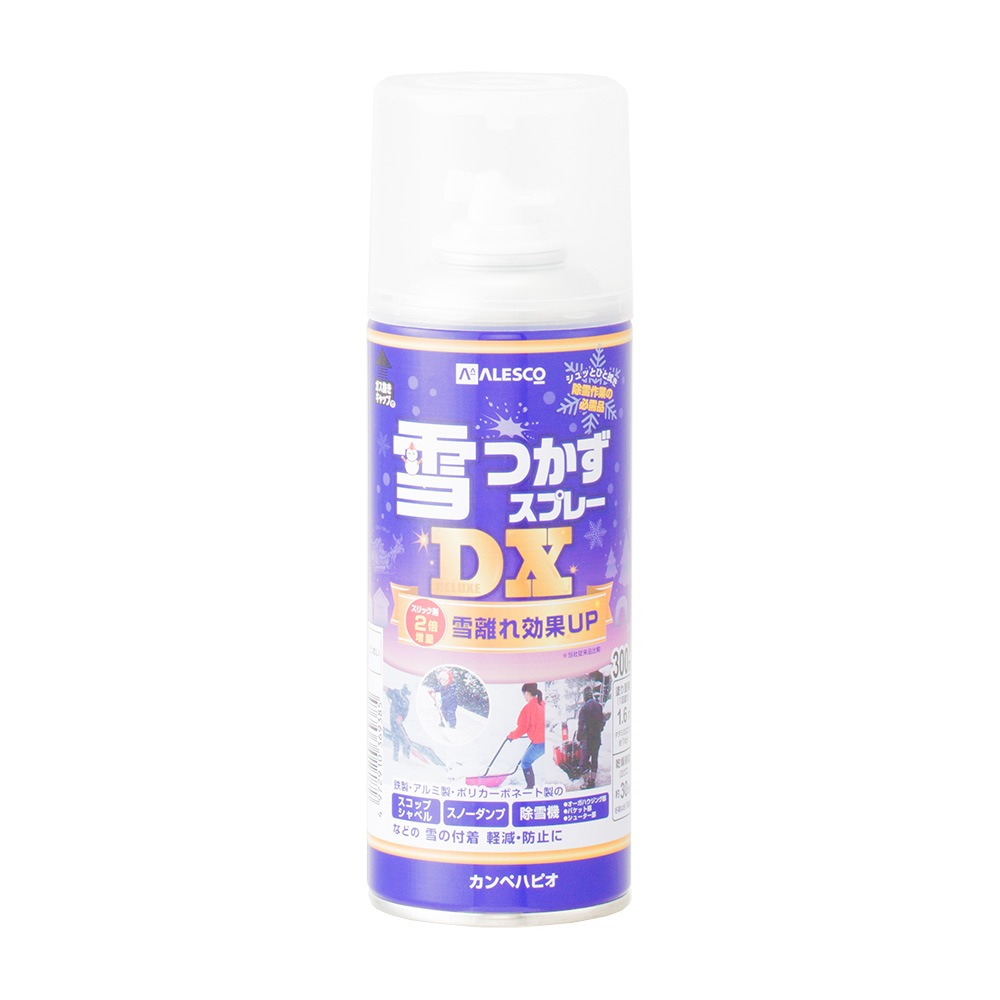 メーカー欠品中 次回9月中旬入荷予定です カンペハピオ 雪つかずスプレー DX とうめい 300ml 離雪スプレー