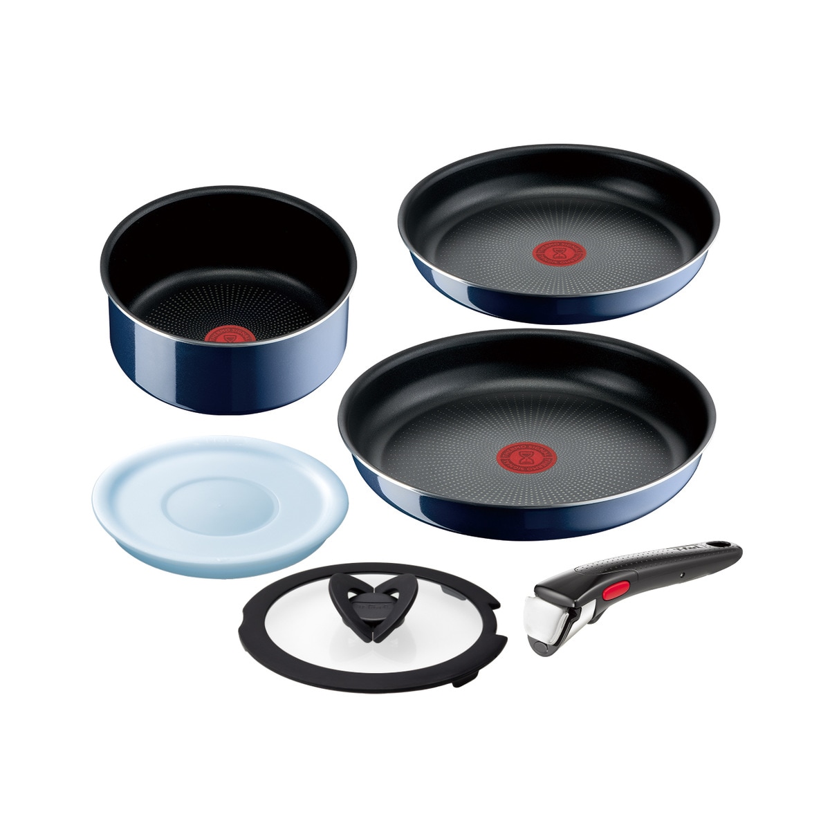 【送料無料】T-fal インジニオ ネオ ロイヤルブルー インテンス フライパンセット6 L43790