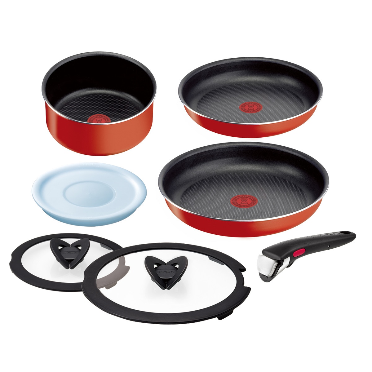 【送料無料】ティファール T-fal インジニオ ネオ パプリカレッド フライパンセット7 L15190