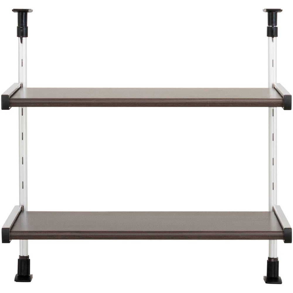 【送料無料】田窪工業所 タクボ モクメタルつっぱり棚 2段 幅55cm MTP2-55