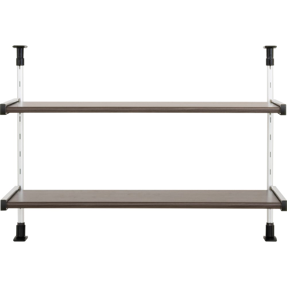 【送料無料】田窪工業所 タクボ モクメタルつっぱり棚 2段 幅75cm MTP2-75