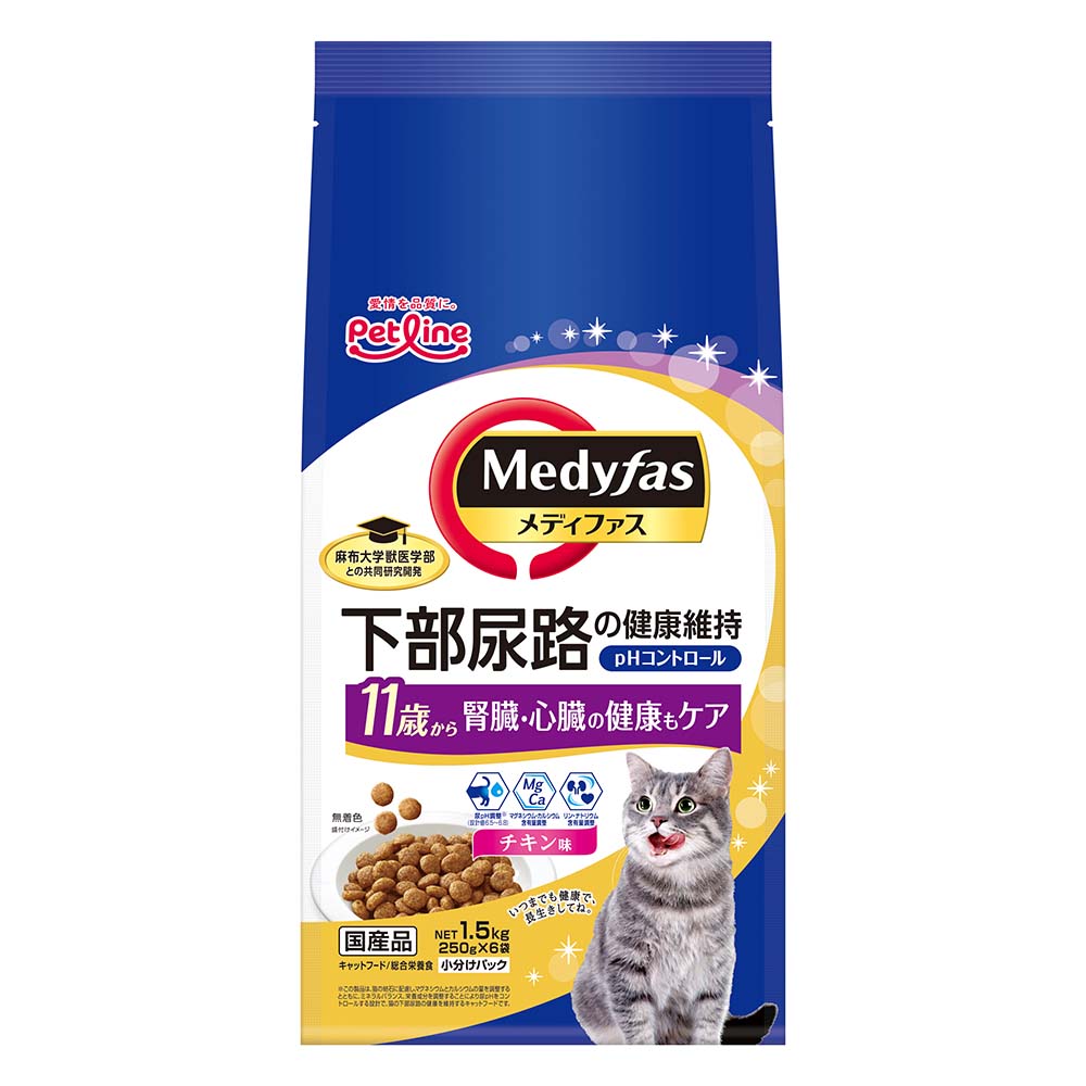 メディファス 11歳から チキン味 1.5kg（250g×6袋）