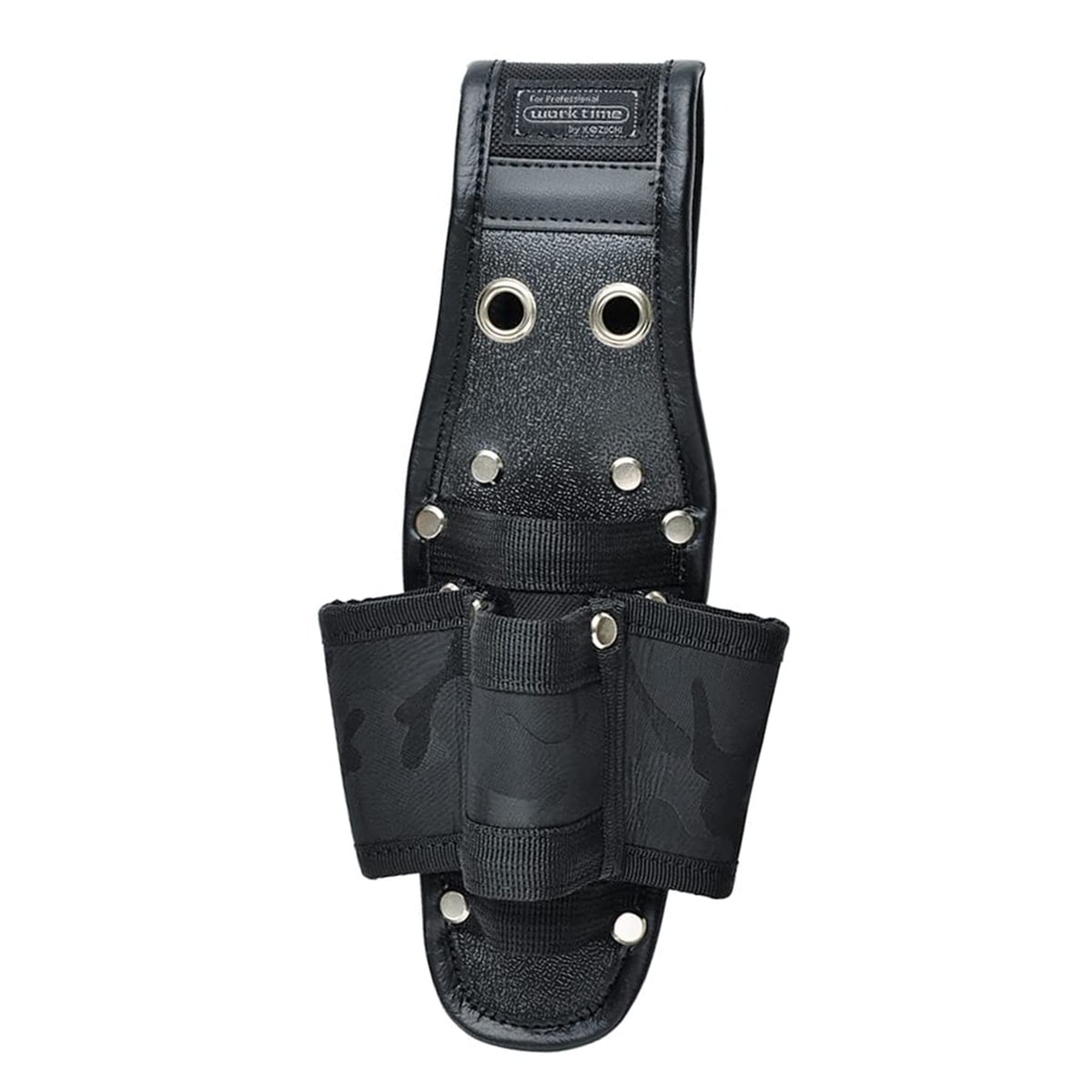 ワークタイム コヅチ 工具差し ツールケース4丁差し 迷彩ブラック KNR-85MBK