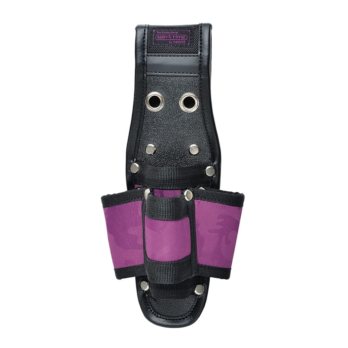 ワークタイム コヅチ 工具差し ツールケース4丁差し 迷彩パープル KNR-85MPL