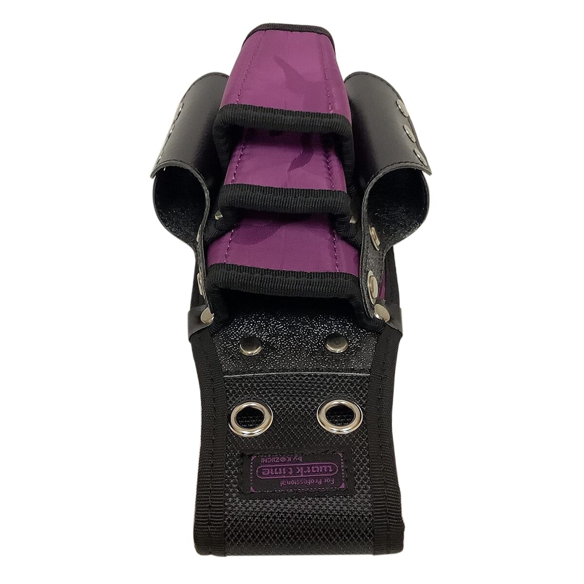 ワークタイム コヅチ 工具差し ツールケース5丁差し 型押 迷彩パープル